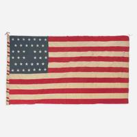 A 38-Star American National Flag commemorating Colorado statehood 1877-1889