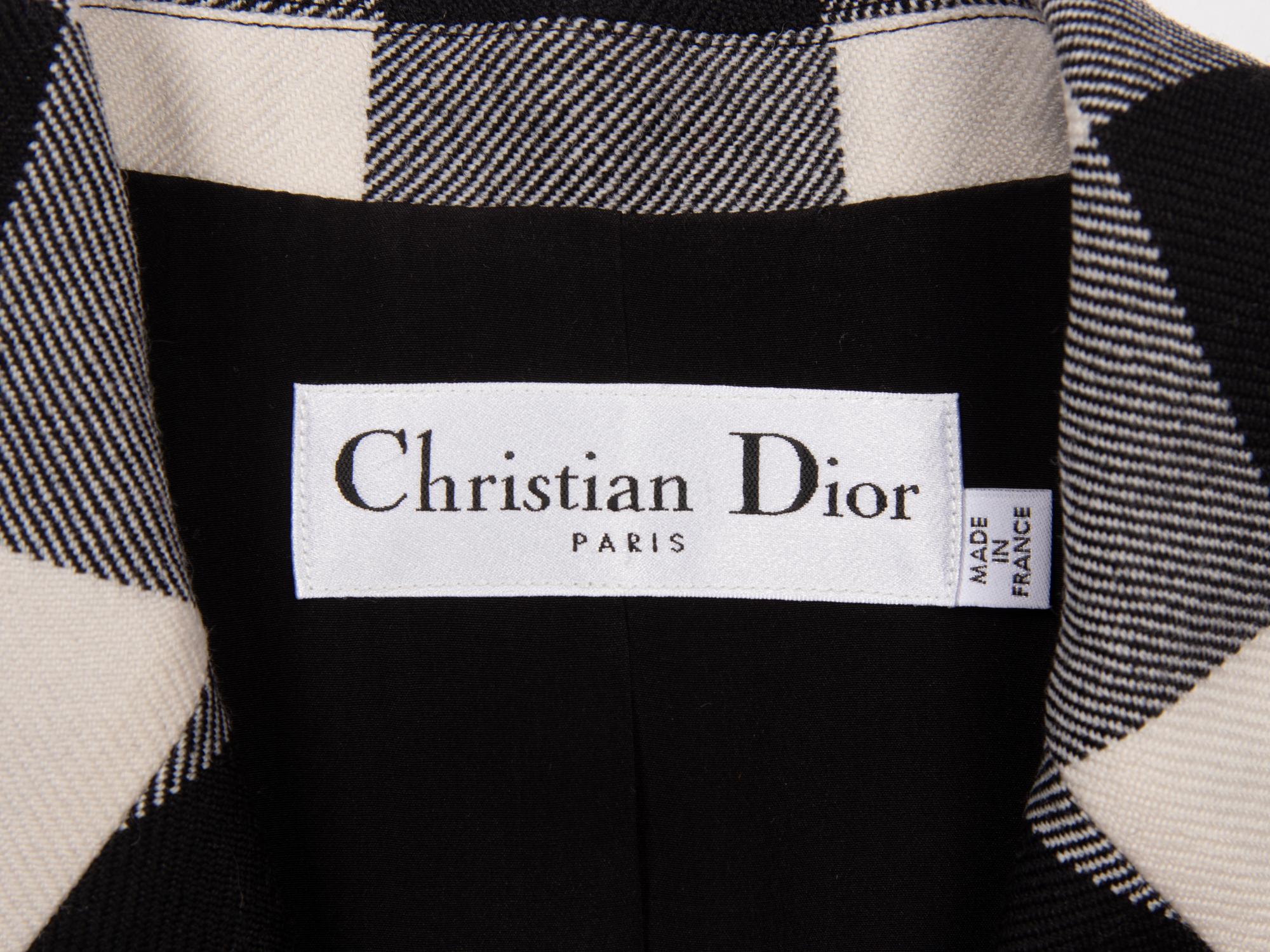 Christian Dior by Maria Grazia Chiuri, Buffalo Plaid Bar Jacket