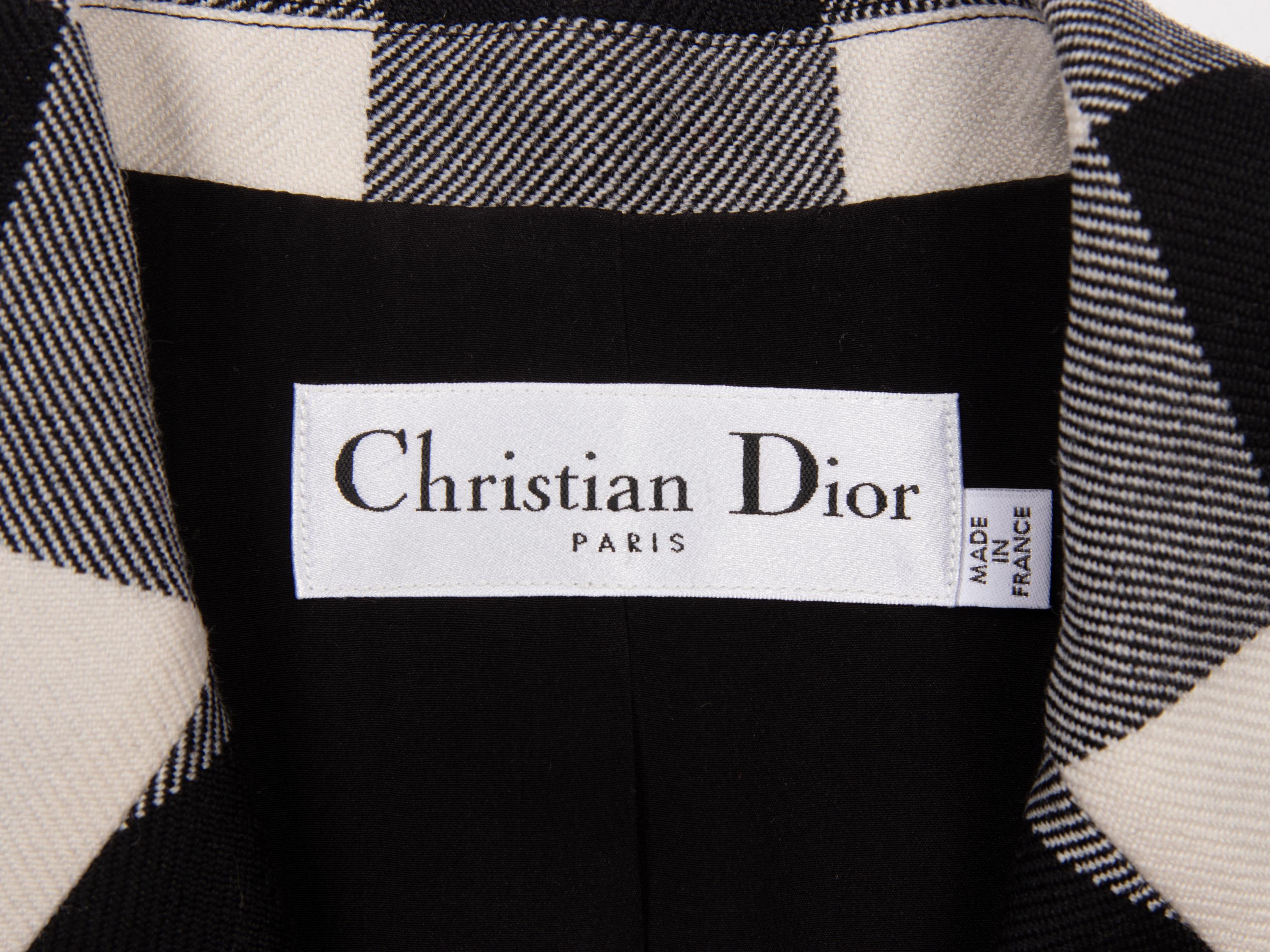 Christian Dior by Maria Grazia Chiuri, Buffalo Plaid Bar Jacket