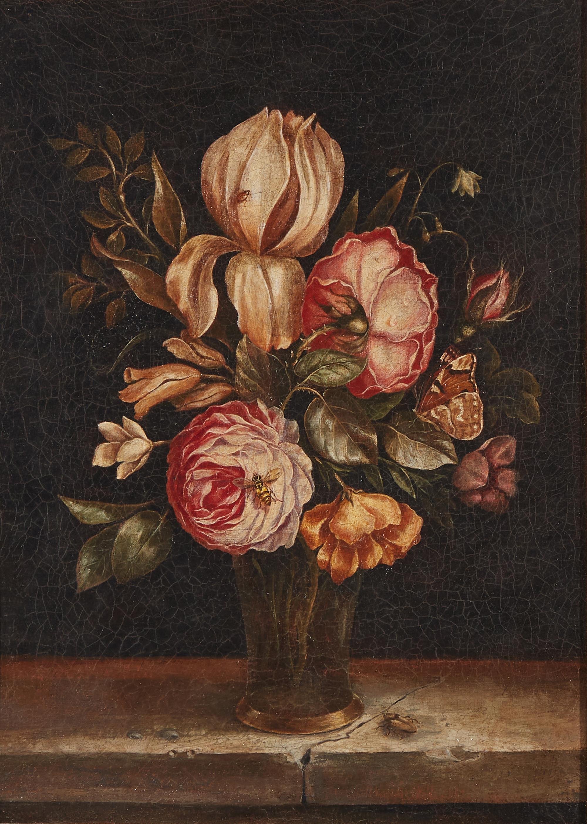 Dutch School 18th / 19th century, Still Life with Vase of Flowers