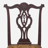 The Shippen Chippendale carved mahogany tassel-back side chair Philadelphia, PA, 1765-1780