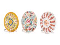 Three Chinese Porcelain Plates