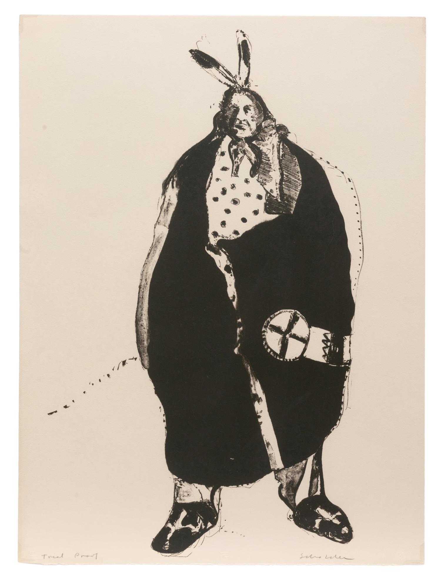 Waiting Indian, Artist proof