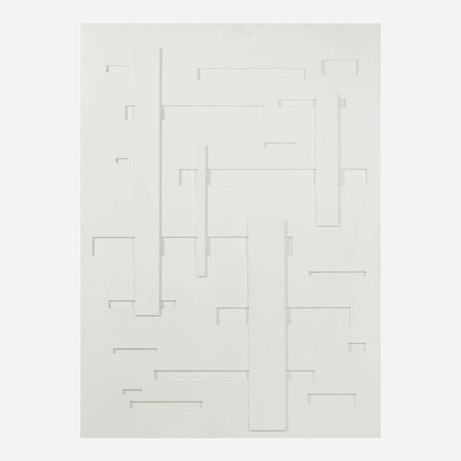 Burton Wasserman (American, 1929-2017) Triptych of Enameled Relief Panels, USA, 1972