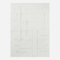 Burton Wasserman (American, 1929-2017) Triptych of Enameled Relief Panels, USA, 1972
