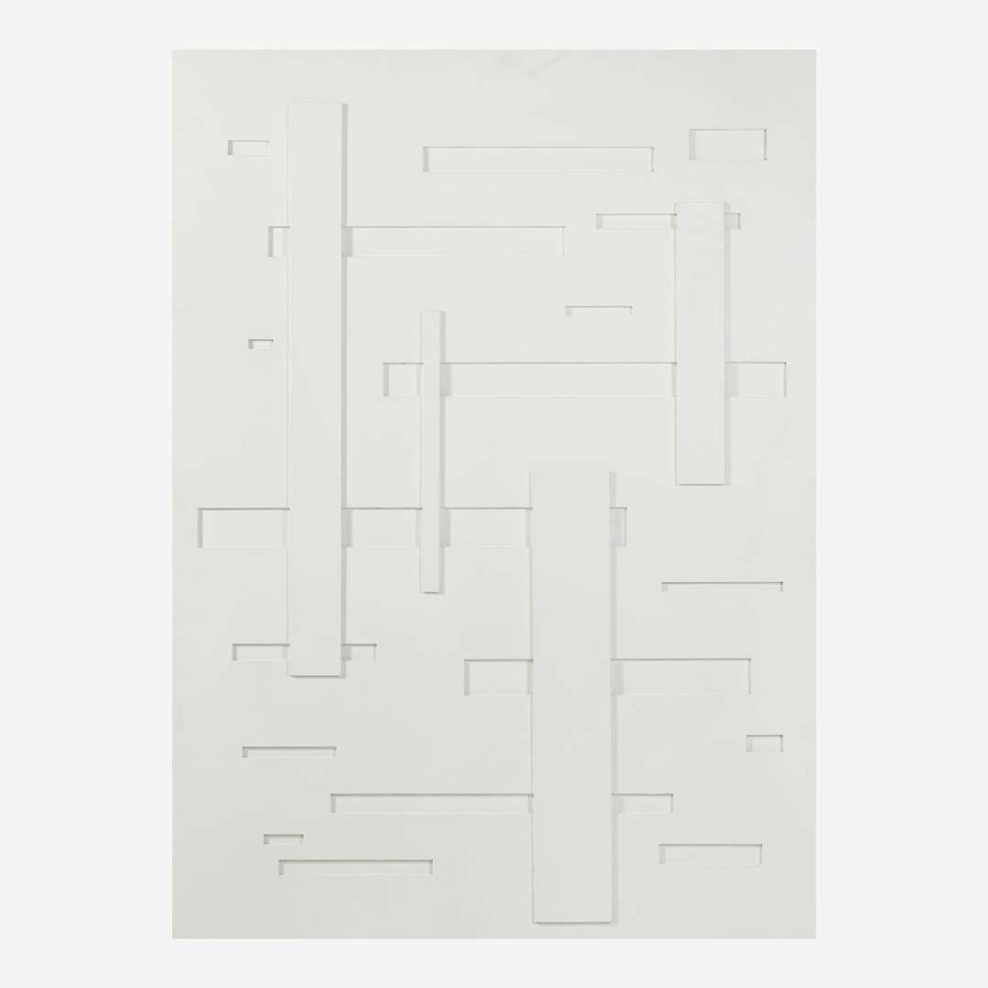 Burton Wasserman (American, 1929-2017) Triptych of Enameled Relief Panels, USA, 1972