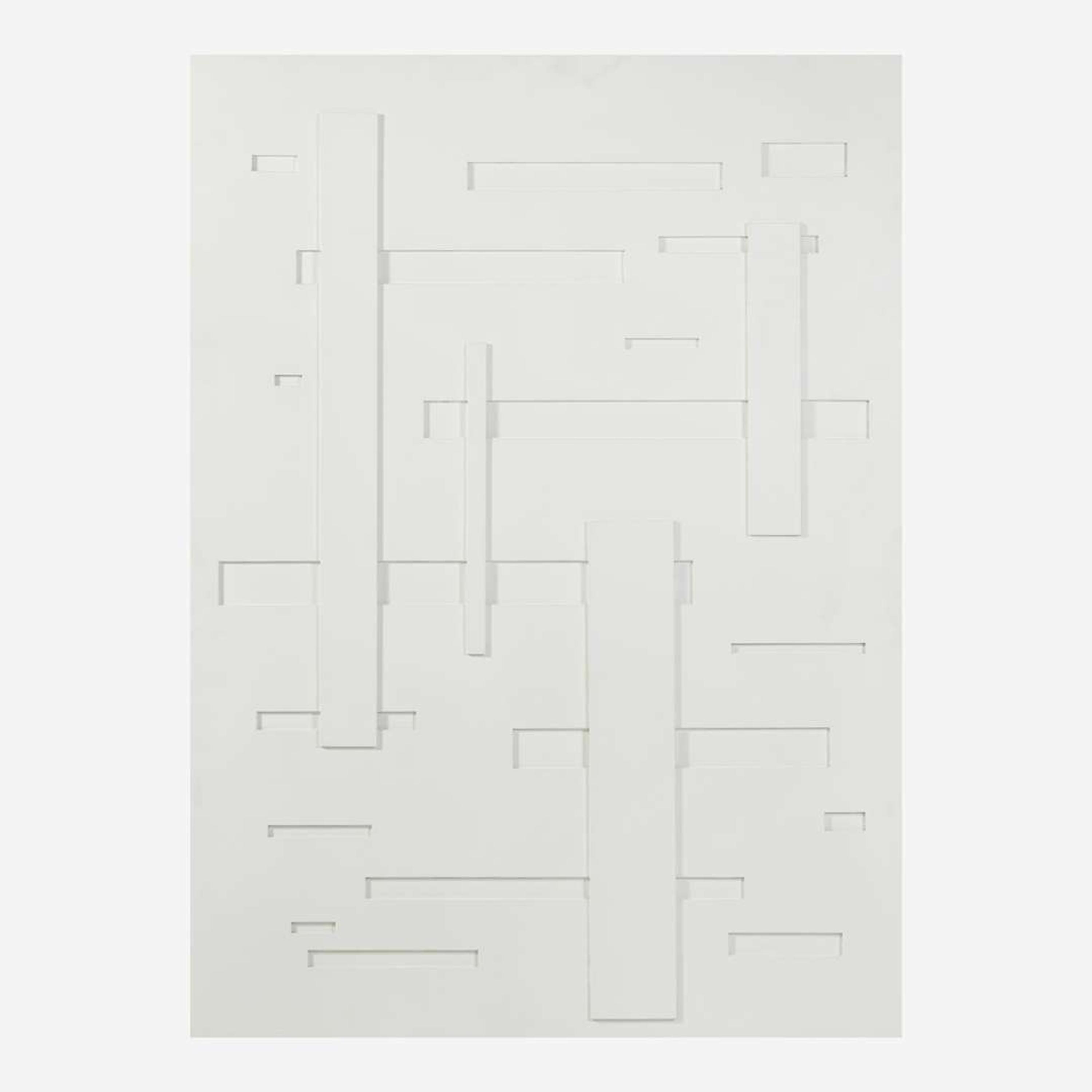 Burton Wasserman (American, 1929-2017) Triptych of Enameled Relief Panels, USA, 1972