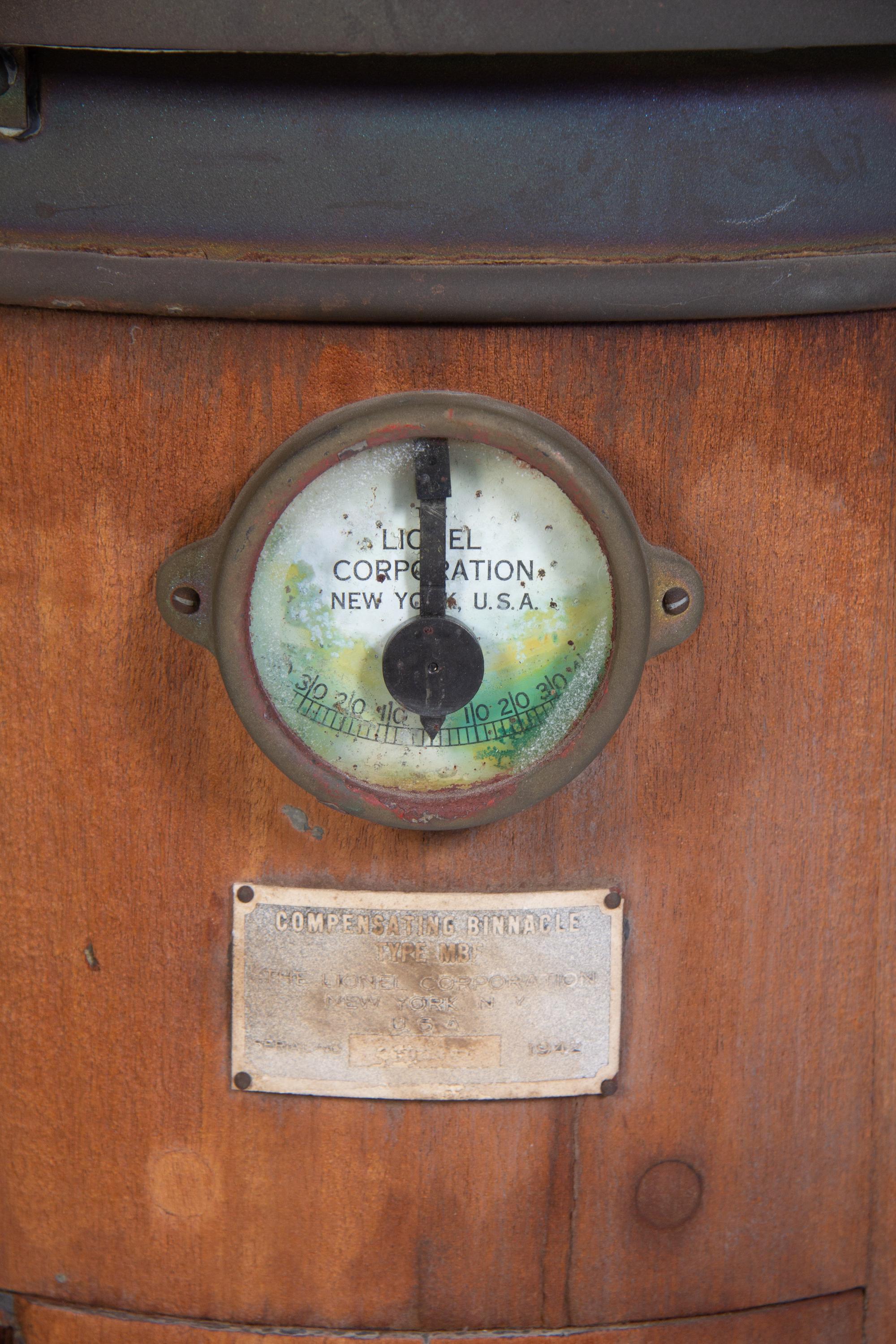 A Lionel Compensating Ship's Binnacle