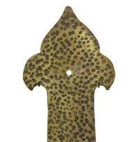 A Hammered Bronze Strap Hinge 7.5" W x 4" D x 21" H — United States, 20th Century