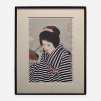 Tatsumi Shimura 志村立美 浮世绘一组四幅 (Japanese b.1907-d.1980)