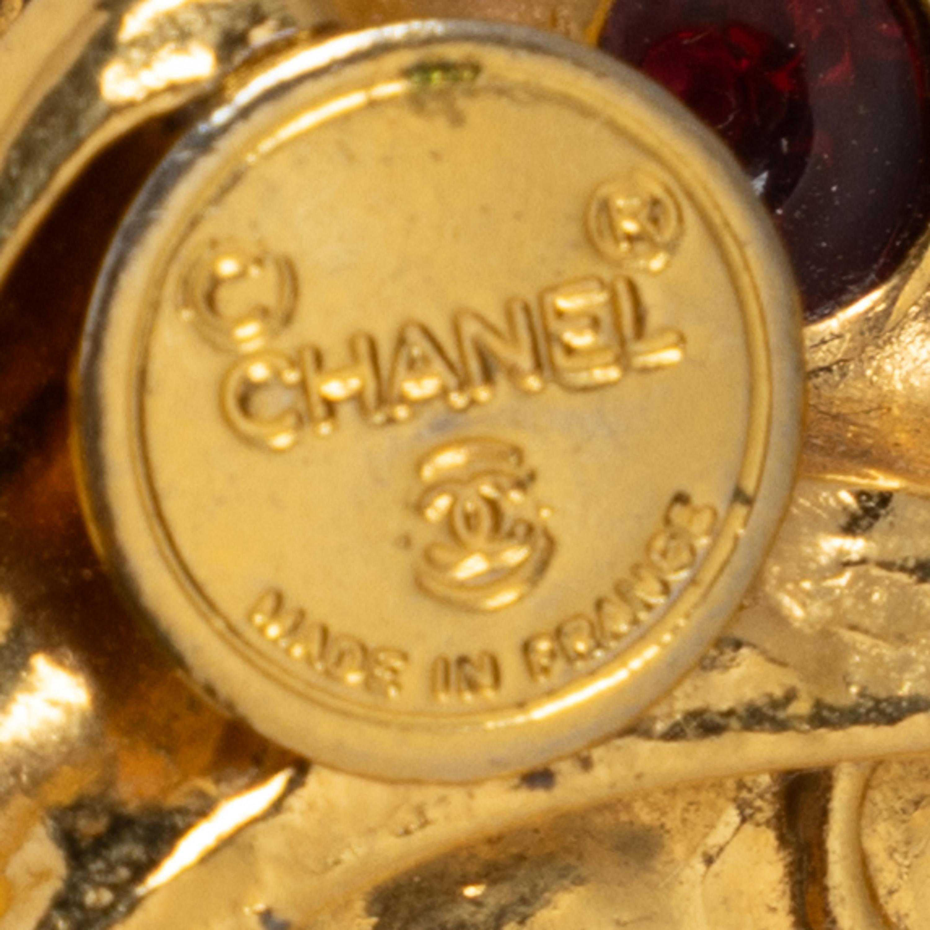 Chanel, Pâte de Verre-Studded Pendant Necklace