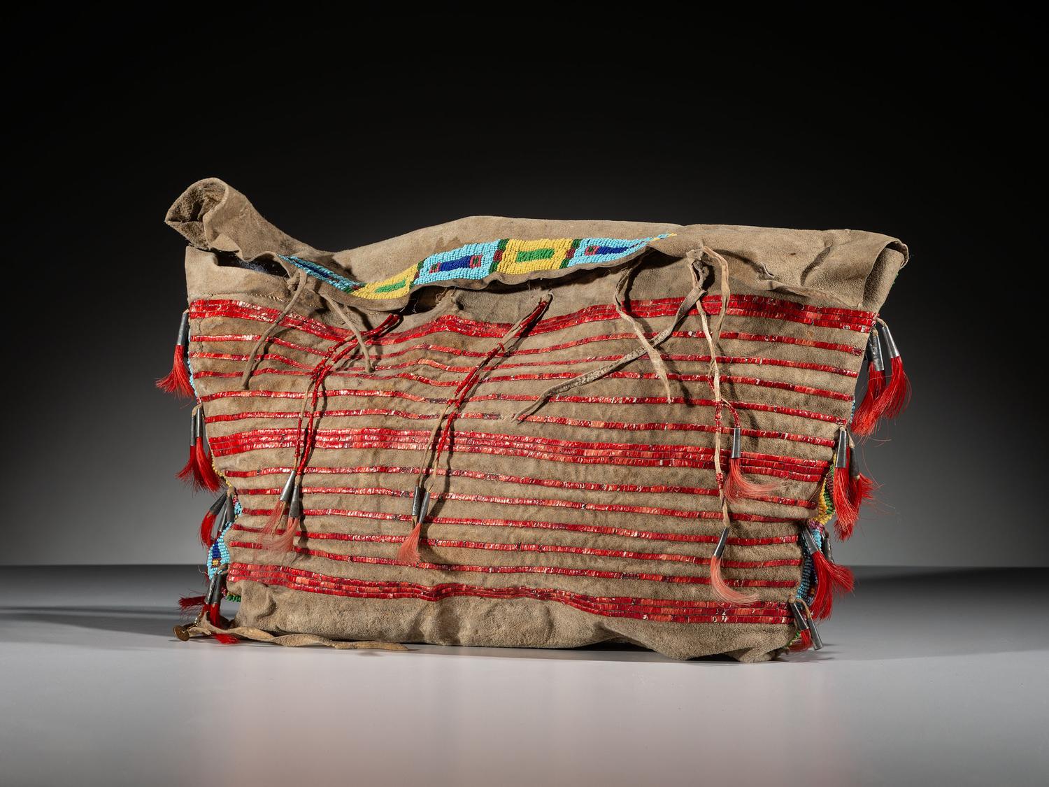 Sioux Beaded and Quilled Possible Bag