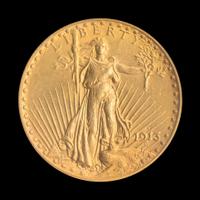 A United States 1913-S St. Gaudens $20 Gold Coin
