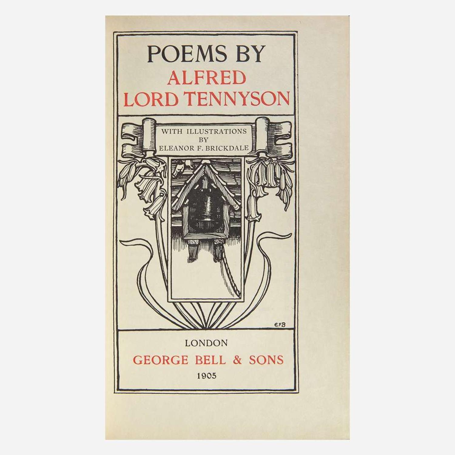 [Fine Bindings] [Bennett] Tennyson, Alfred Lord Poems