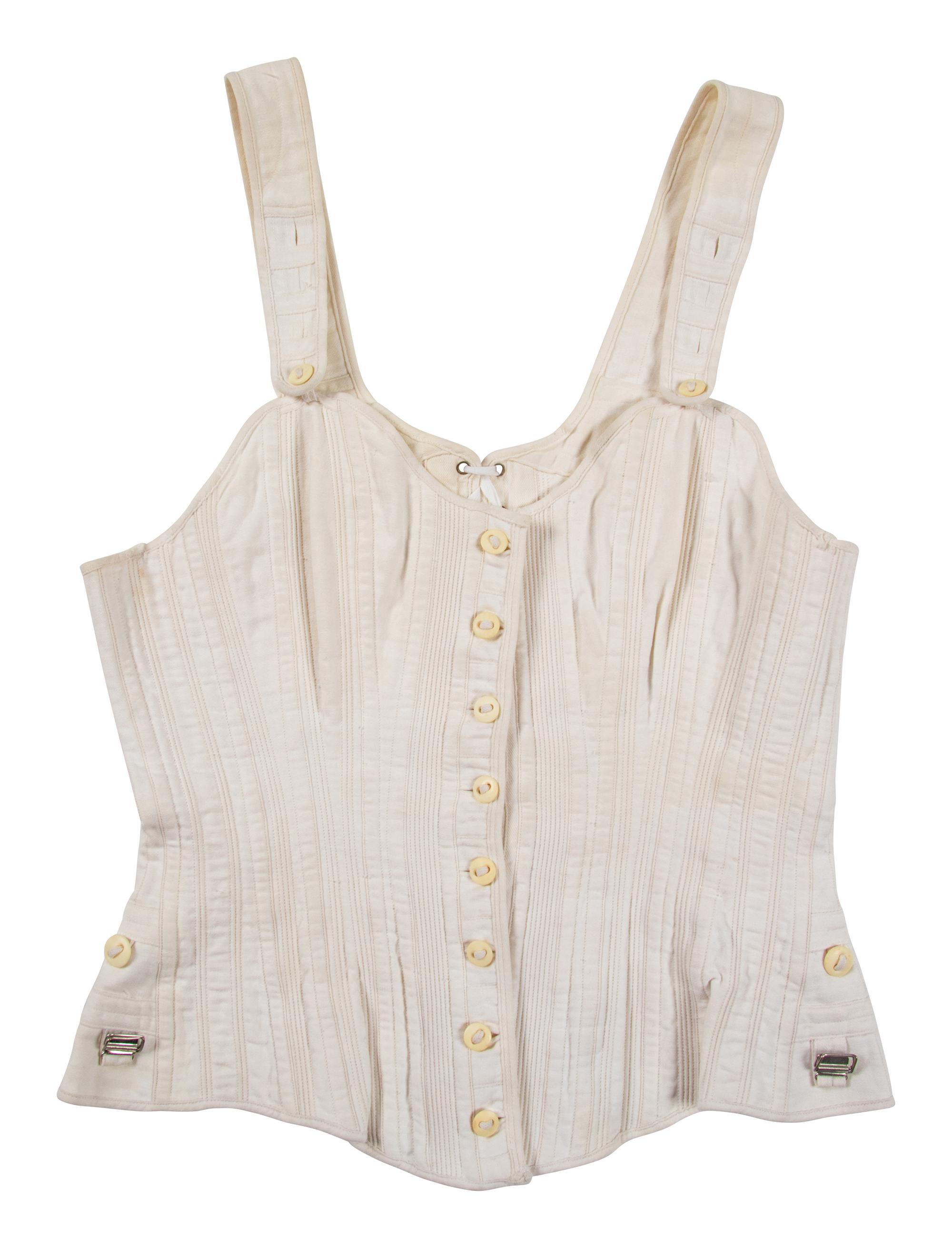 Five Women's and Children's Corsets with Related Documentation, and One Corset Cover, 1880s-1900