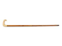 A Tiffany and Co. 18-Karat Gold Handled Walking Stick