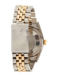 ROLEX, REF. 16013 STAINLESS STEEL AND YELLOW GOLD 'OYSTER PERPETUAL DATEJUST' WATCH