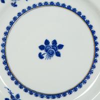 Eighteen Copeland Spode New Stone Lowestoft Style Porcelain Plates