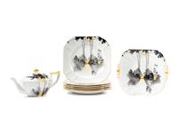 A Shelley Porcelain Dessert Service