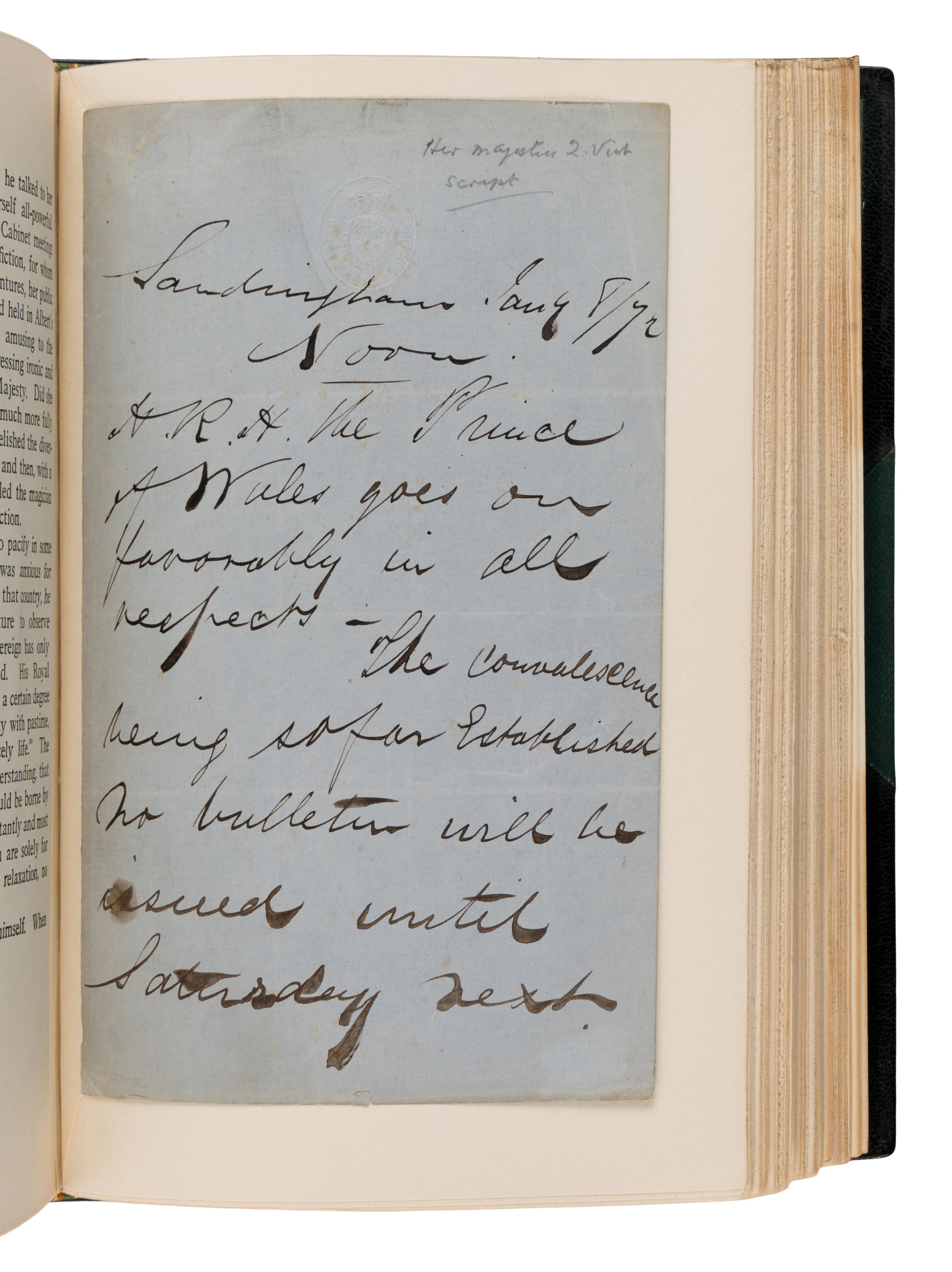 [Binding]. [Disraeli, Benjamin (1804-1881)]. -- Maurois, Andre (1885-1967)]. Disraeli A Picture of the Victorian Age . New York: Appleton and Company, 1931.