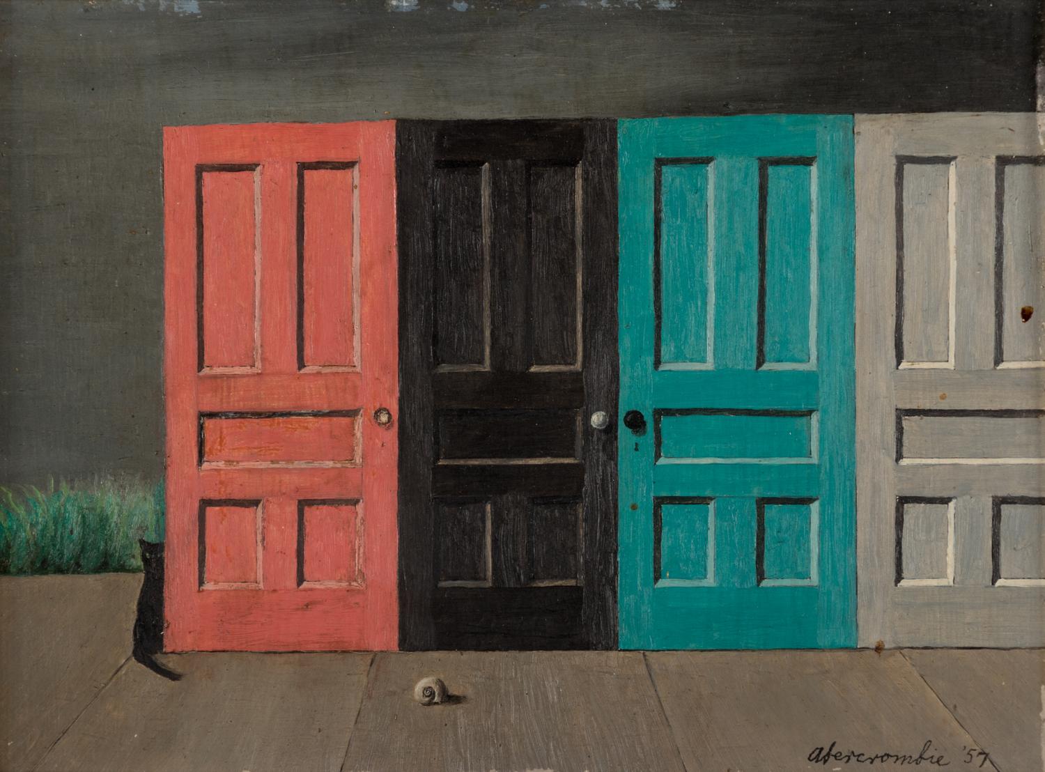 Untitled (Four Doors, Cat)