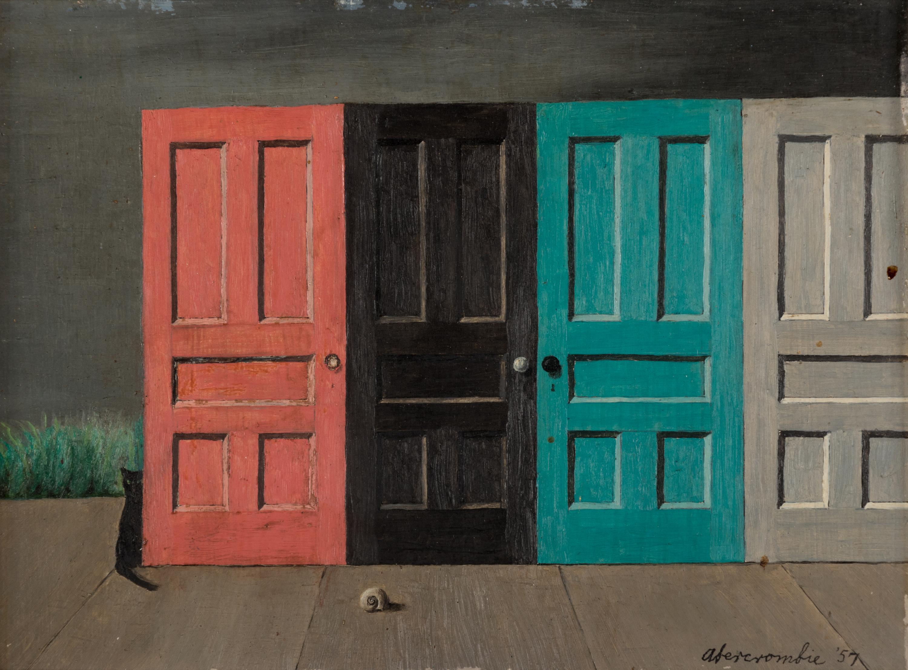 Untitled (Four Doors, Cat)