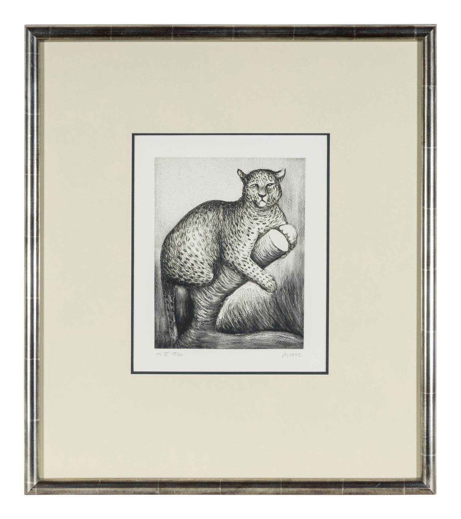 Leopard (Plate V from Animals in the Zoo ), 1981