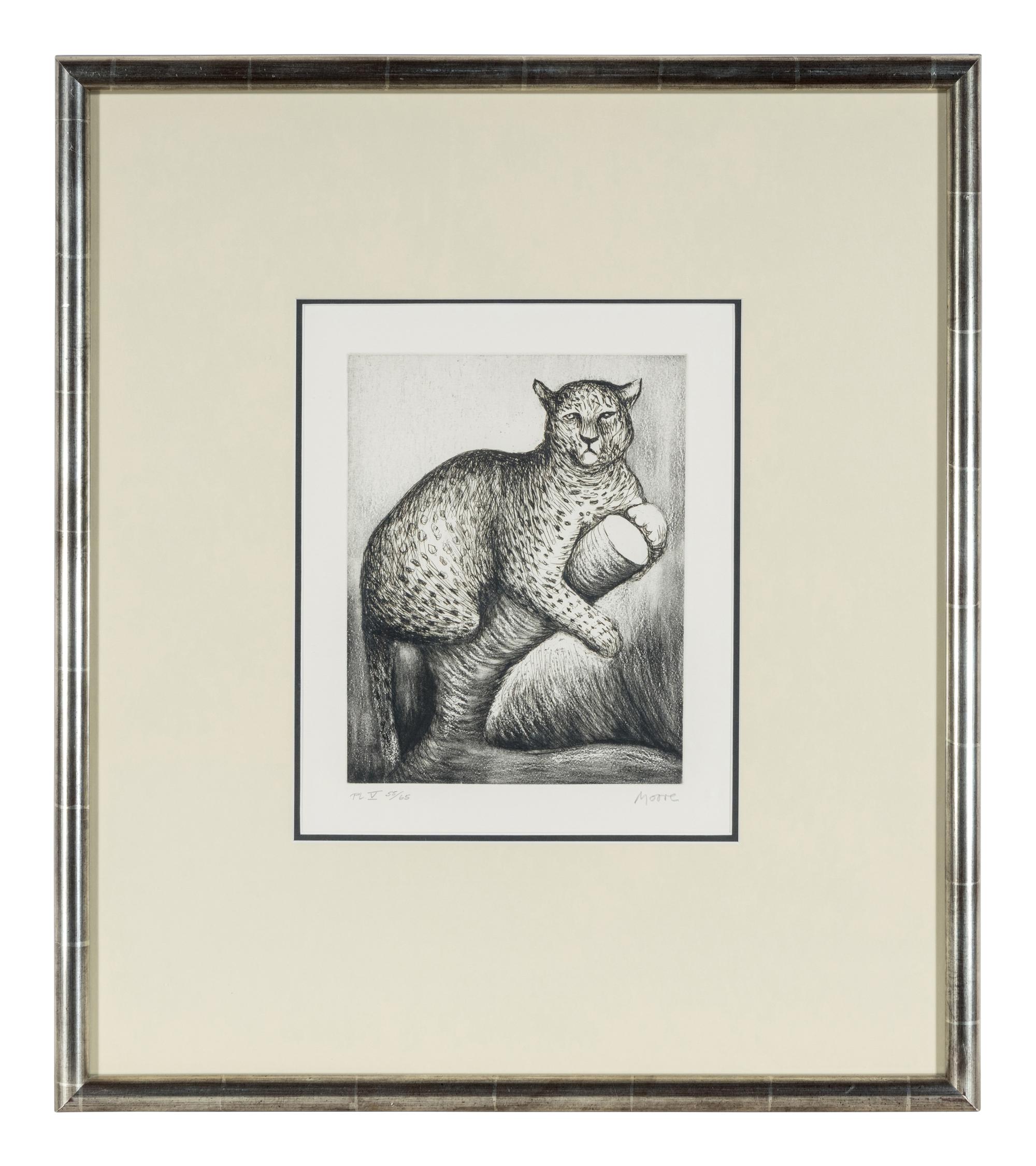 Leopard (Plate V from Animals in the Zoo ), 1981