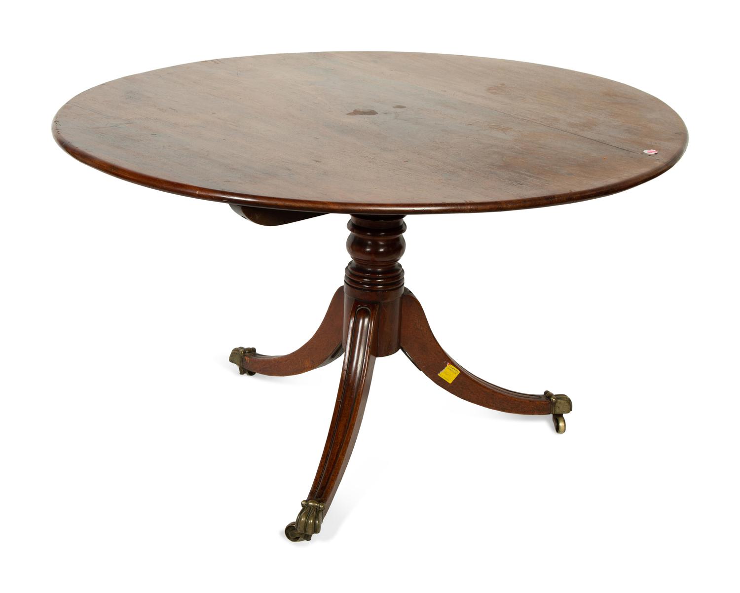 A Regency Style Mahogany Breakfast Table
