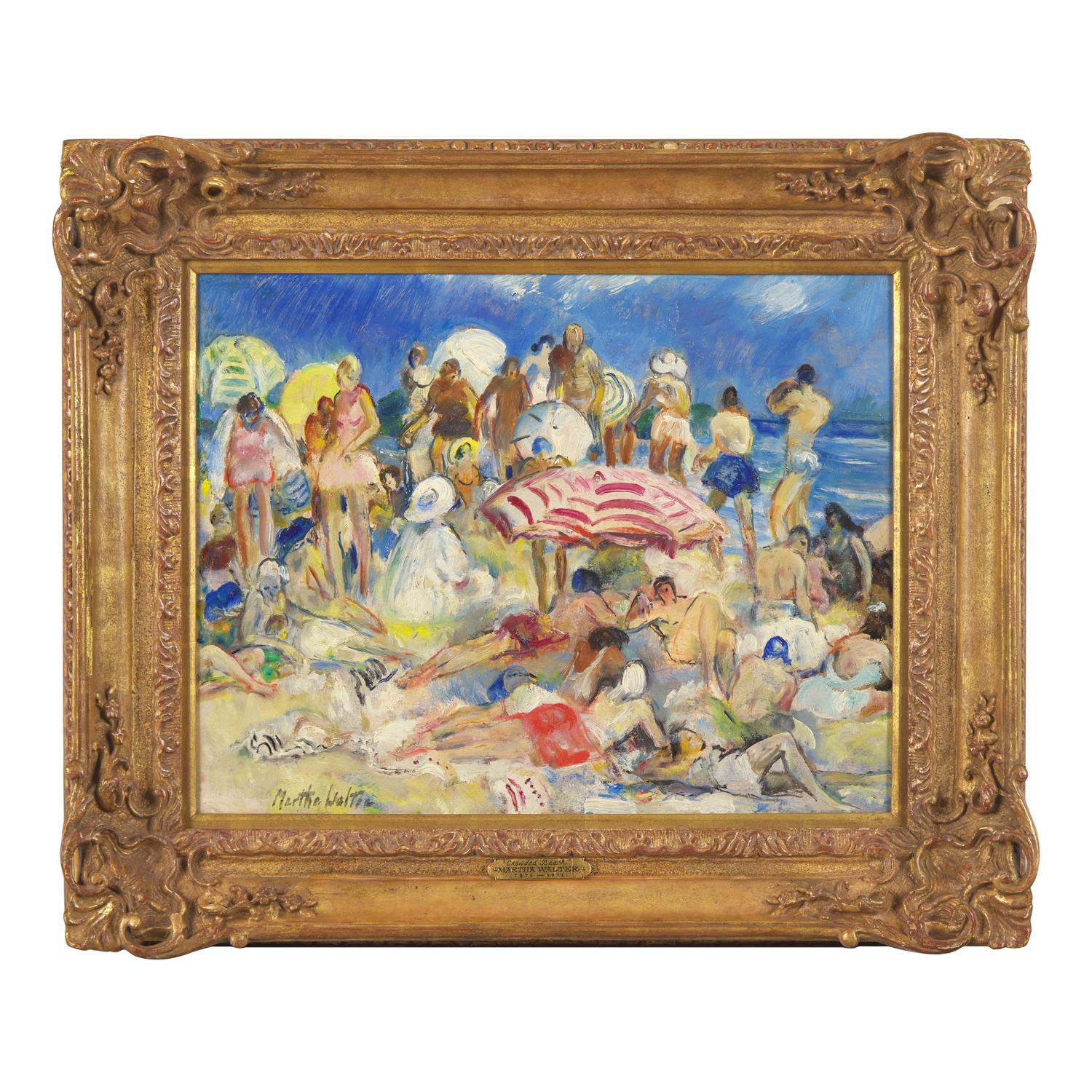 Martha Walter (American 1875-1976) — Crowded Beach