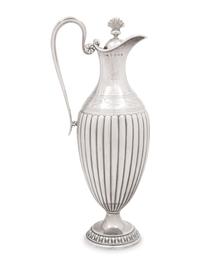 An English Silver Claret Jug