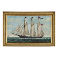Samuel Finley Morse Badger (1873-1919), A Portrait of the Ship "Lottie R. Russell"