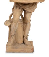 A Terra Cotta Figural Jardinière