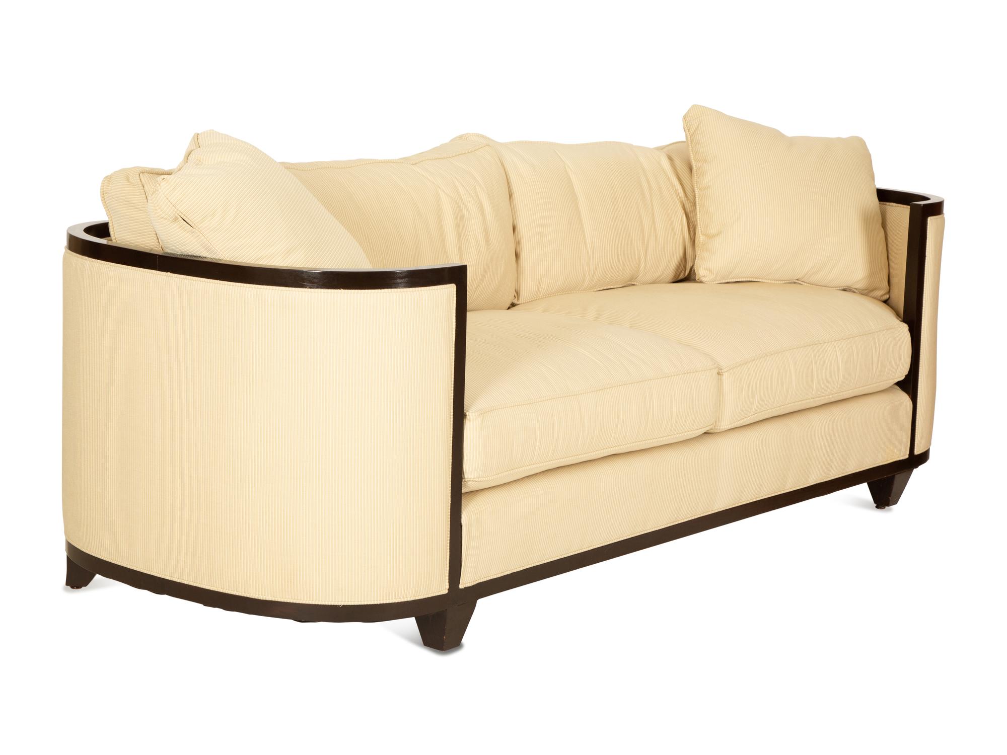 An Art Deco Style Upholstered Sofa — 20TH/21ST CENTURY