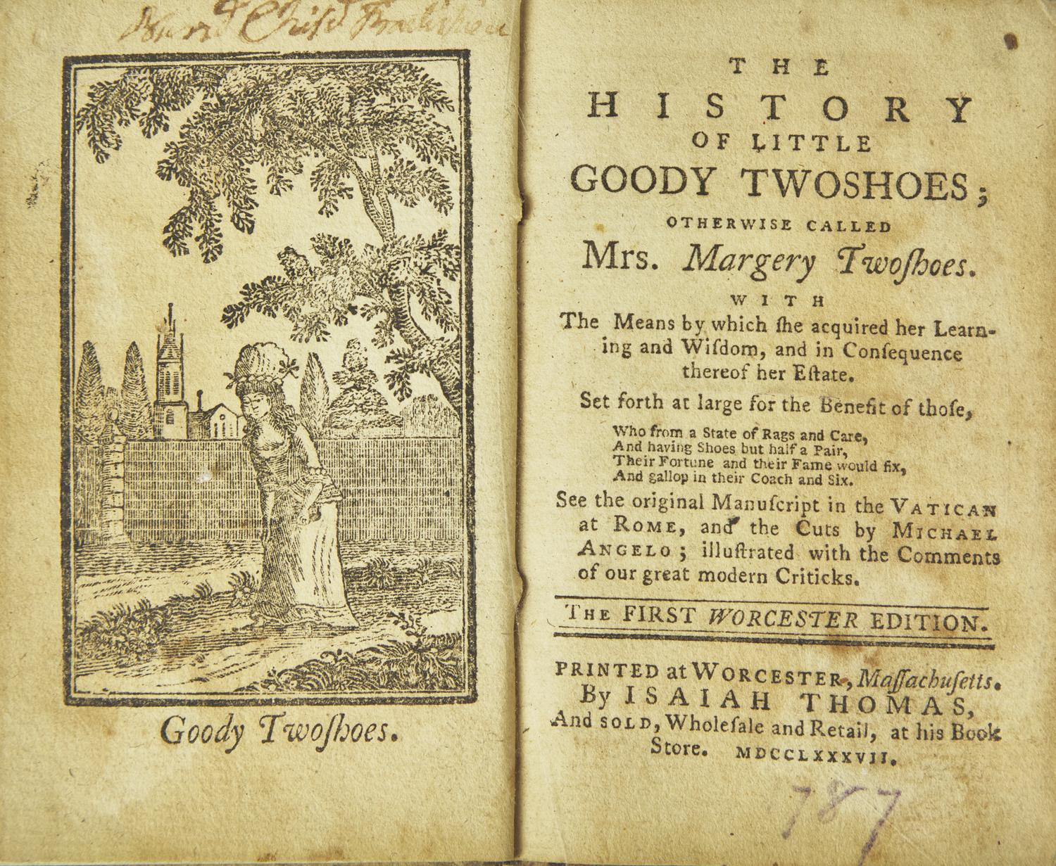 [Children's & Illustrated] The History of Little Goody Twoshoes; Otherwise Called Mrs. Margery Twoshoes...
