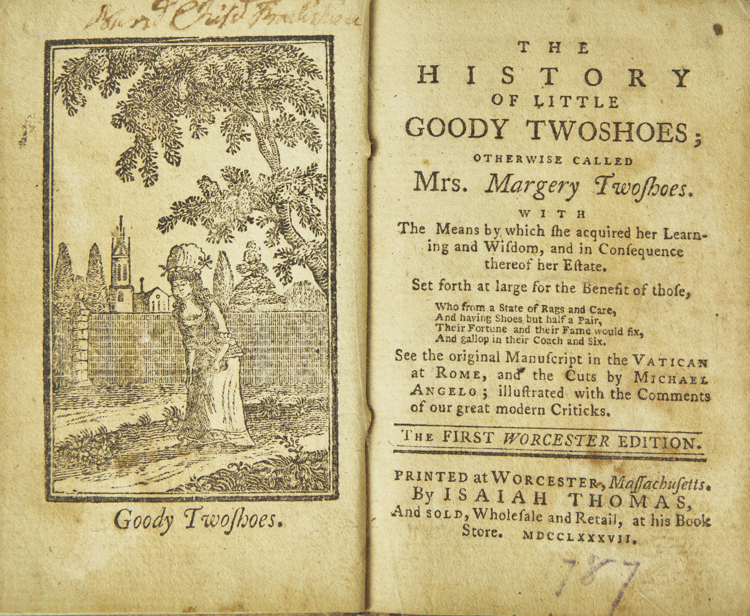 [Children's & Illustrated] The History of Little Goody Twoshoes; Otherwise Called Mrs. Margery Twoshoes...