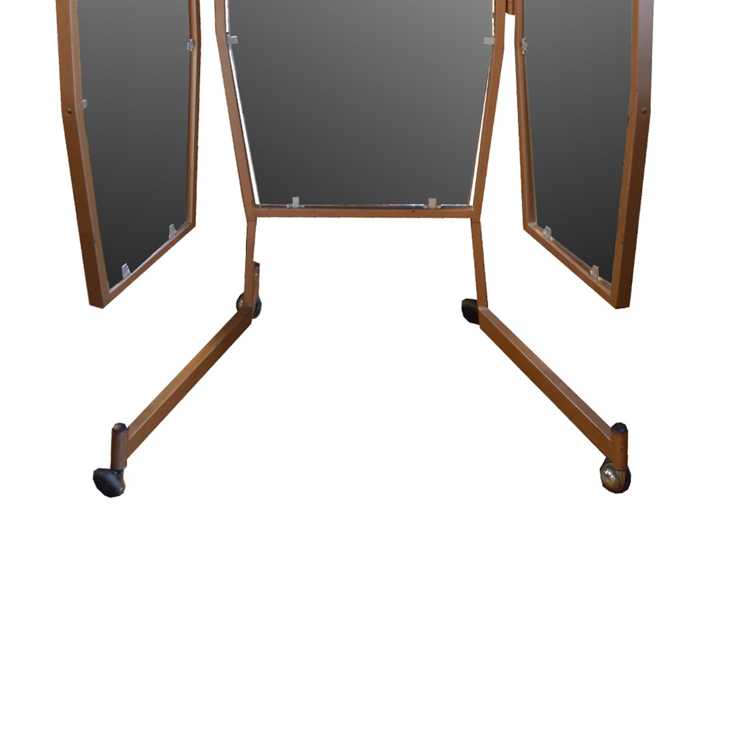 A Three-Panel Dressing Mirror 57" W x 27" D x 72" H — Italy, 20th Century