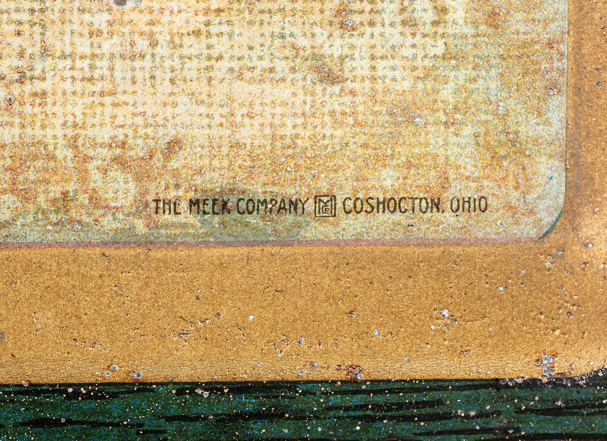A Jacob Schmidt Brewing Company Tin Lithograph Advertising Sign