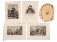 [CIVIL WAR - ART]. A group of engravings of Civil War subjects and scenes, including: