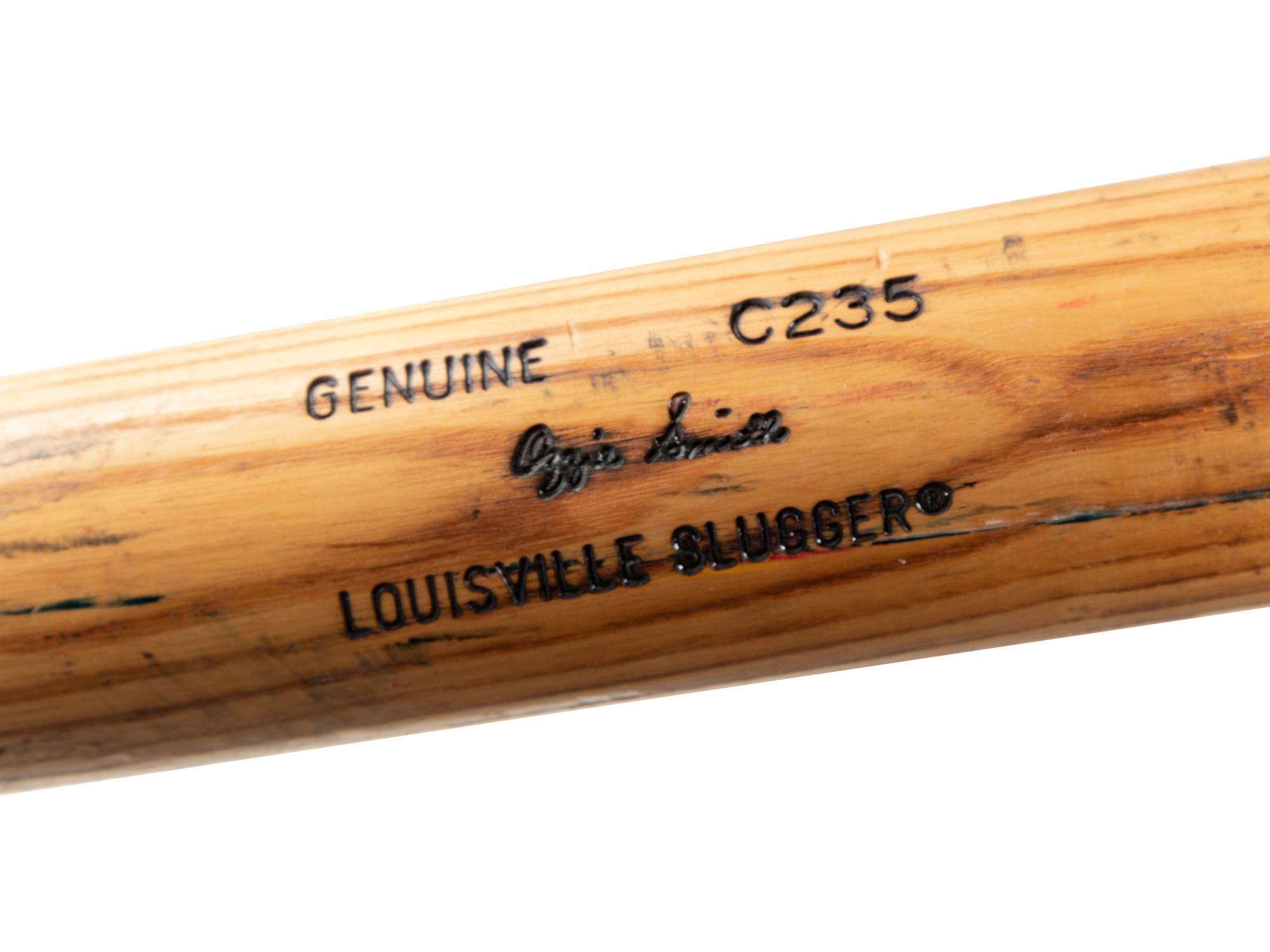 An Ozzie Smith Game Used Bat,