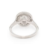 DIAMOND AND WHITE GOLD RING