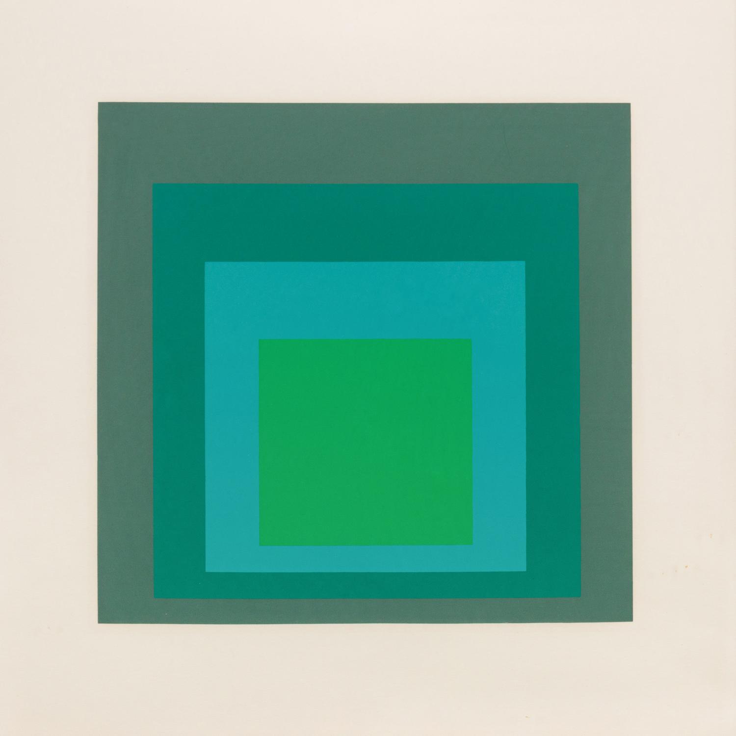 Josef Albers (American/German, 1888-1976) — Homage to the Square: Ten Works by Josef Albers, 1962