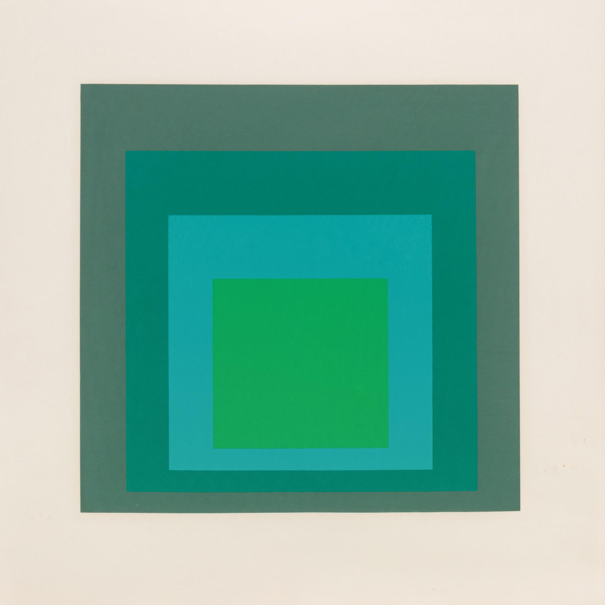 Josef Albers (American/German, 1888-1976) — Homage to the Square: Ten Works by Josef Albers, 1962