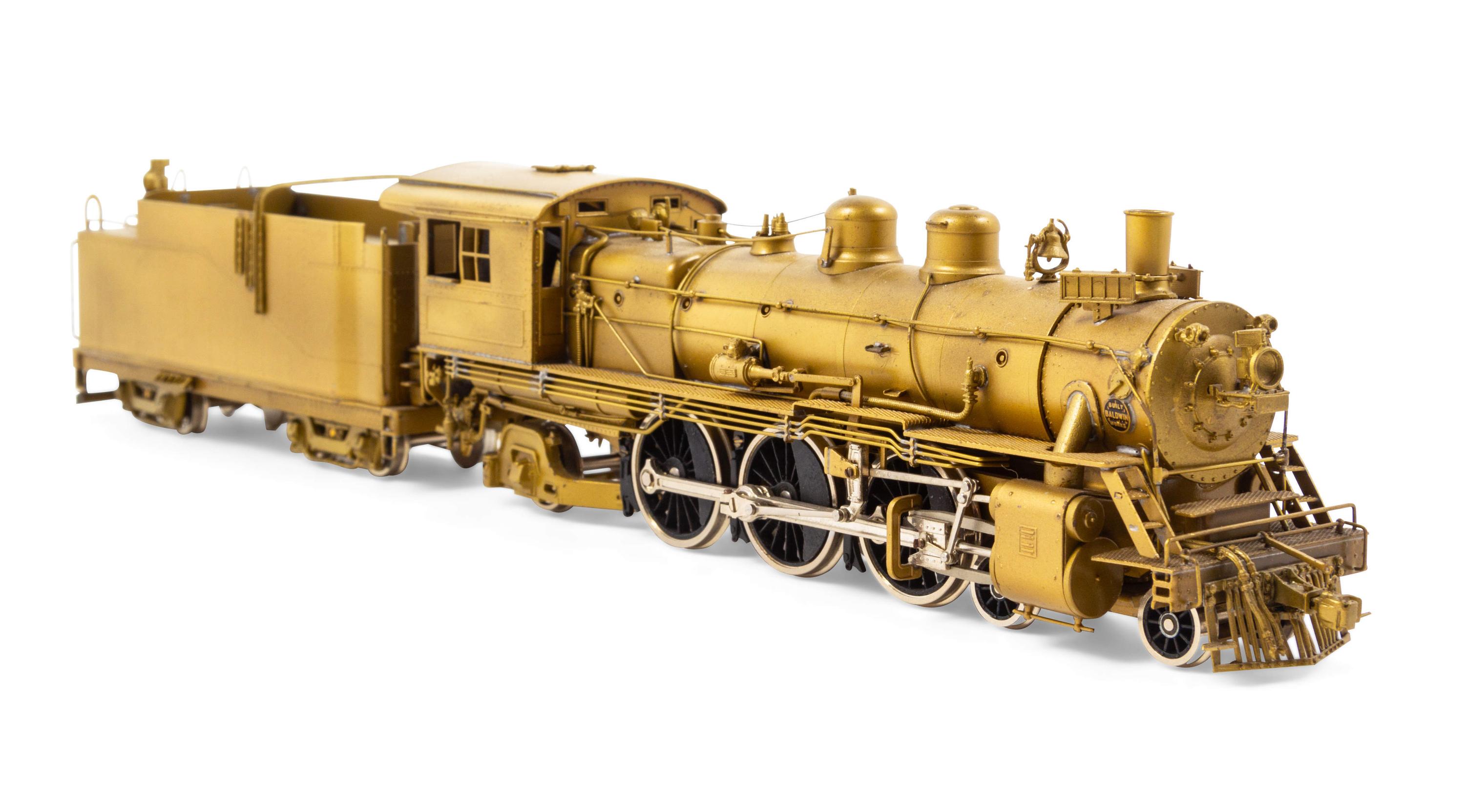 A United Scale Models Brass HO-Gauge 4-6-2 Locomotive and Tender