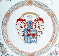 Five Chinese Export Porcelain Plates