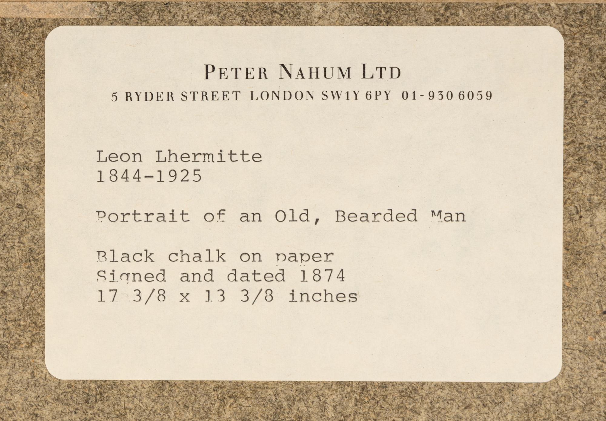 Portrait of an Old Bearded Man