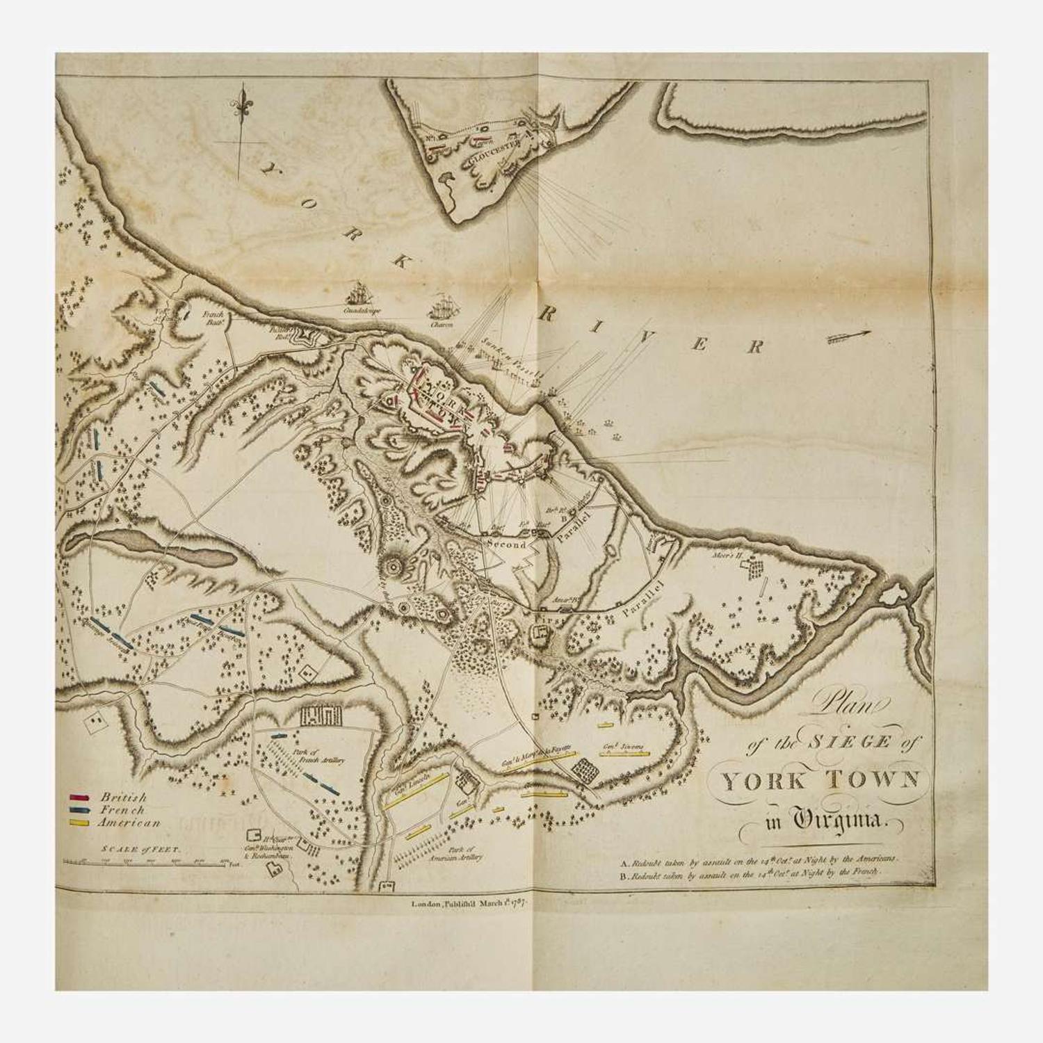 [American Revolution] Tarleton, Sir (Banastre) A History of the Campaigns of 1780 and 1781, in the Southern Provinces of North America