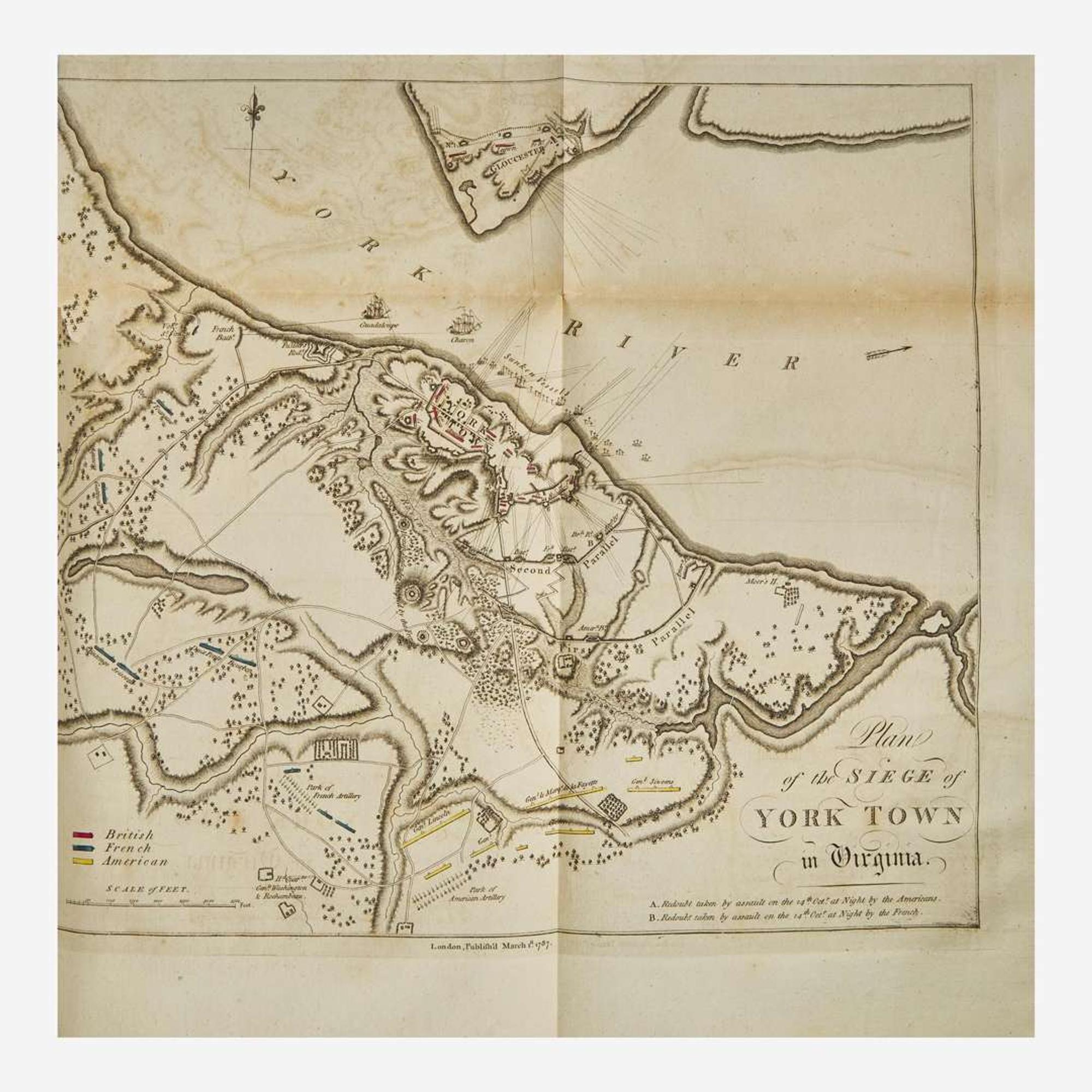 [American Revolution] Tarleton, Sir (Banastre) A History of the Campaigns of 1780 and 1781, in the Southern Provinces of North America