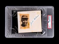 A Vintage Jackie Robinson Brooklyn Dodgers Signed Autograph (PSA Authentic Encapsulated),