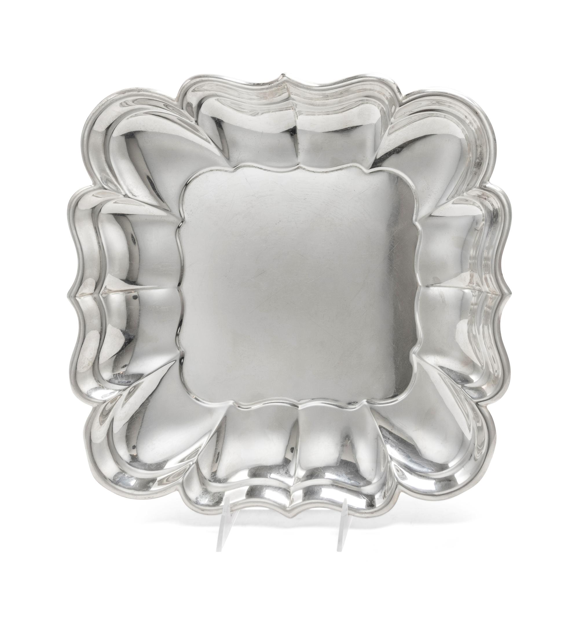 A Silver Serving Dish